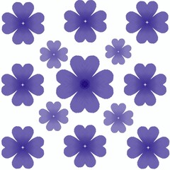 Fototapeta premium seamless pattern with flowers