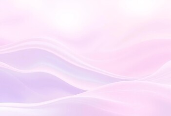 Fototapeta premium Serene, soft pastel wave background with dreamy gradient, abstract art, subtle, clouds