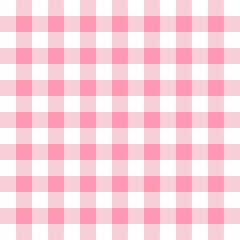 Light pink and white gingham seamless checkerboard pattern background texture