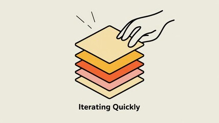 Conceptual Illustration of Quick Iteration Process for Project Management