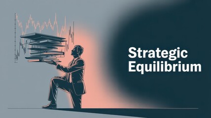 Man Balancing Files with Graph Background for Business Concepts