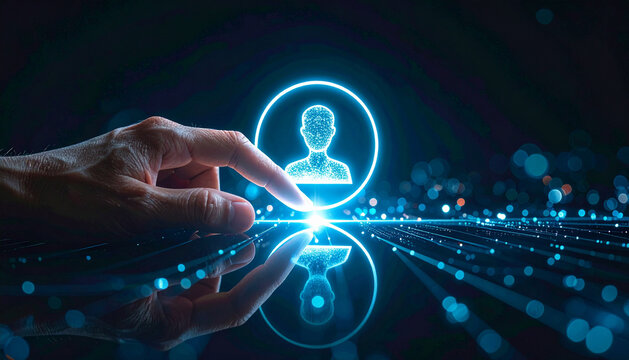 Digital Profile Selection: Hand Interacting with Virtual Avatar