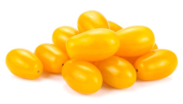 A pile of plump, yellow, oblong-shaped vegetables