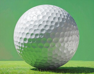 Golf ball close-up