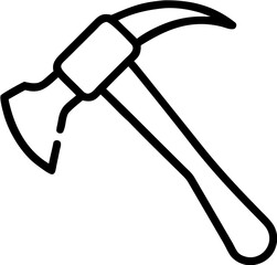 Firefighter Tool Axe and Hammer Combination Rescue Equipment