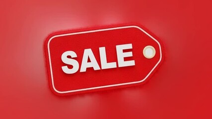 Don't miss out on this massive sale event with dynamic red background and a vibrant tag, perfect for grabbing attention and driving sales now - Powered by Adobe
