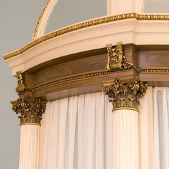Ornate interior details
