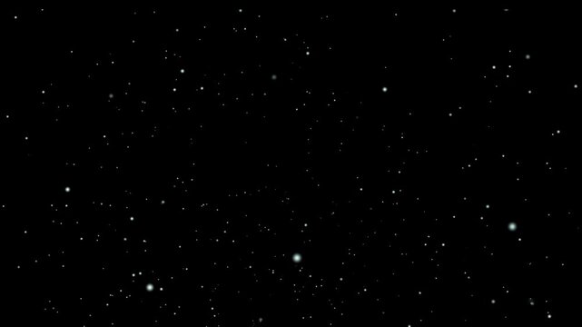 White snow overlay, winter snow flakes overlay background particles, snow flakes slowly falling densely against black background. slow falling snow on the black backgrounds, Winter snow