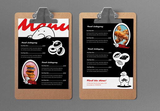 White Doodle Bakery Food Menu