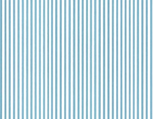 Vertical, repeating pattern of blue and white parallel stripes