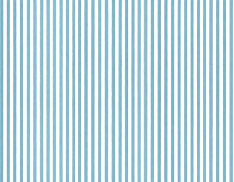 Vertical, repeating pattern of blue and white parallel stripes
