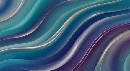 Fototapeta premium abstract background with blue waves : vibrant abstract fluid waves in blue and purple gradient for modern backgrounds and design 