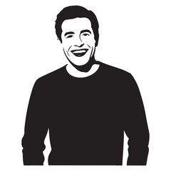 Man smiling portrait