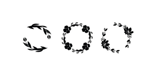 Wedding Elements Collection. Ornamental Vector Graphic Set of elements for invitation and greeting cards. Classic design in vintage style. Dividers, hearts, map elements, flowers, ornaments. vector il