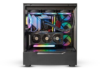 A high-performance gaming PC with RGB lighting and liquid cooling. Perfect for gamers and creators...