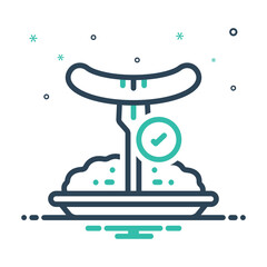 Mix icon for food inspection