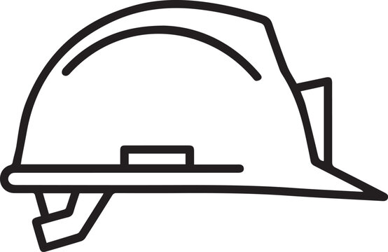 Essential hard hat symbol for construction safety and industrial work, delivering a clear message for workplace protection and occupational safety awareness