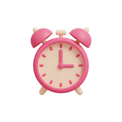 Pink Alarm Clock A Symbol of Time Management and Wake-Up Calls for Important Schedules and Daily Reminders