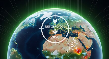 Global Net Zero CO2 Emissions Target by 2050