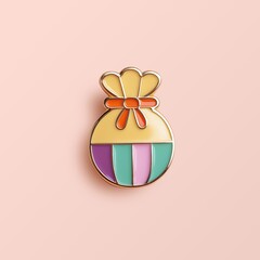 한국 문화 상징 에나멜 핀
