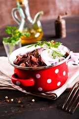edible mushroom in metal bowl