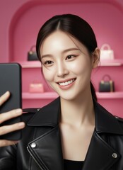 한국 쇼핑 및 선물 세일 콘셉트