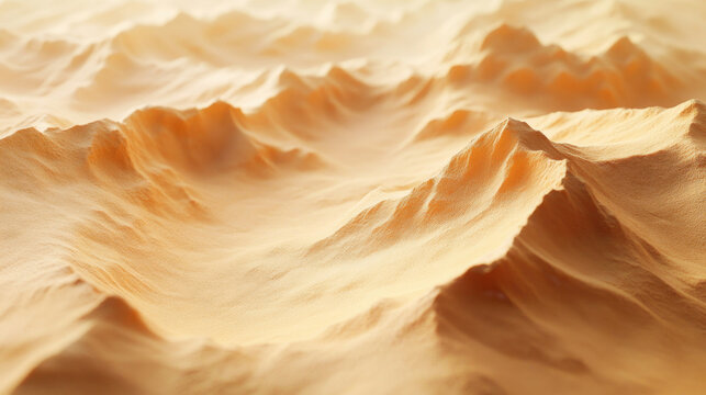 abstract desert landscape with sand dunes and soft, warm lighting. a desert landscape, evoking a sense of vastness and tranquility.