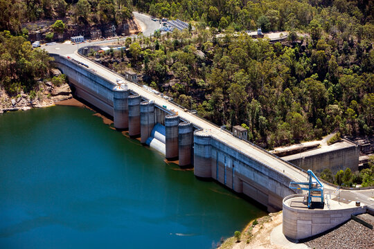 Warragamba Dam, New South Wales, Australia.