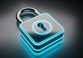 Business Deal Handshake at Sunset, padlock with key