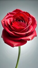 red rose with water drops