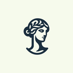 Olympian Aphrodite Goddess Logo