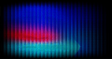 Abstract Blue and Cyan Vertical Glowing Light Bars Background for Modern Digital Design