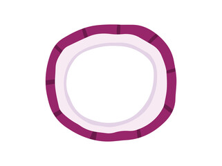 Slice Red Onion Clip Art