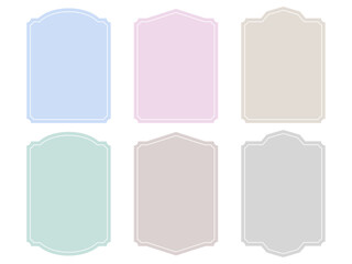 シンプルでおしゃれなメモフレームセット