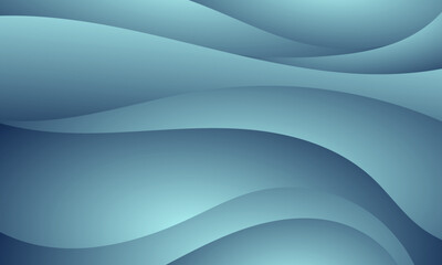 smooth blue gradient wave design with gentle curves and flowing abstract background