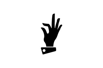 hand sign vector