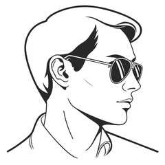 man with Sunglass