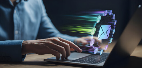 Email Marketing and Communication Concept