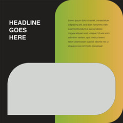 social media template editable square eps