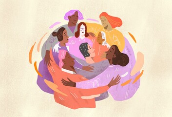 Concept off female support 