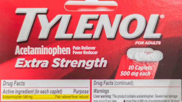 Tylenol (Acetaminophen). Taken at Durham (NC) USA on November/2025	

