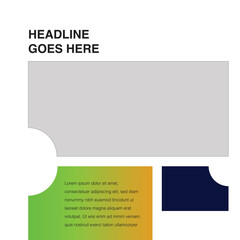 Social media template editable eps