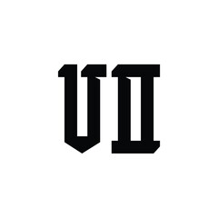 VO monogram logo design letter text name symbol monochrome logotype alphabet character simple logo