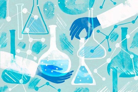 Scientists are conducting experiments with drugs