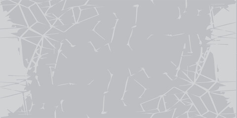 Abstract Gray Background with Geometric Crackle Pattern Design.