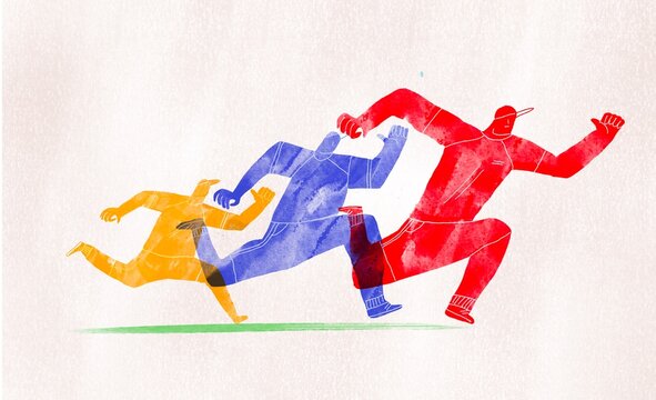 Running men