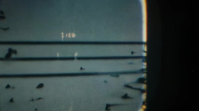 Blue background with lines and faded time