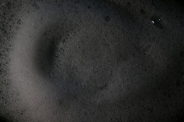 texture bubbles on a black background, soap bubbles, abstract circles, shape abstraction in full screen