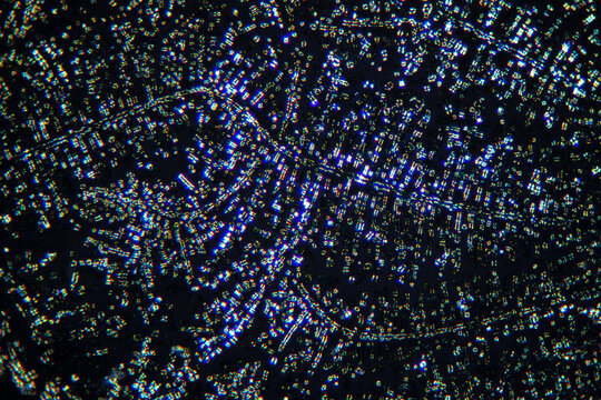 baby tear crystal under Microscopic