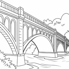 Bridge over the water